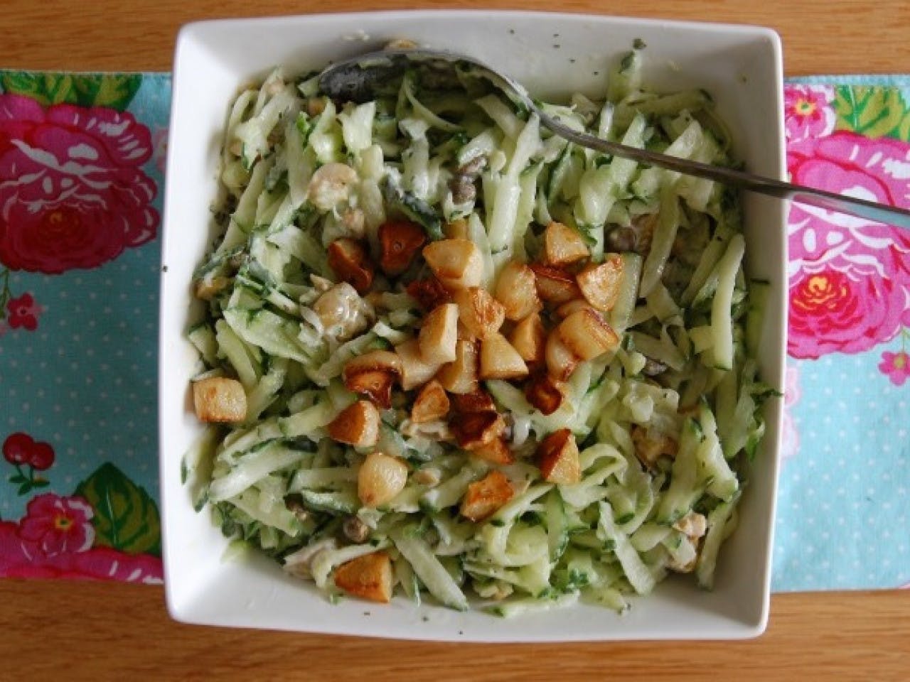 Mediterranean cucumber salad