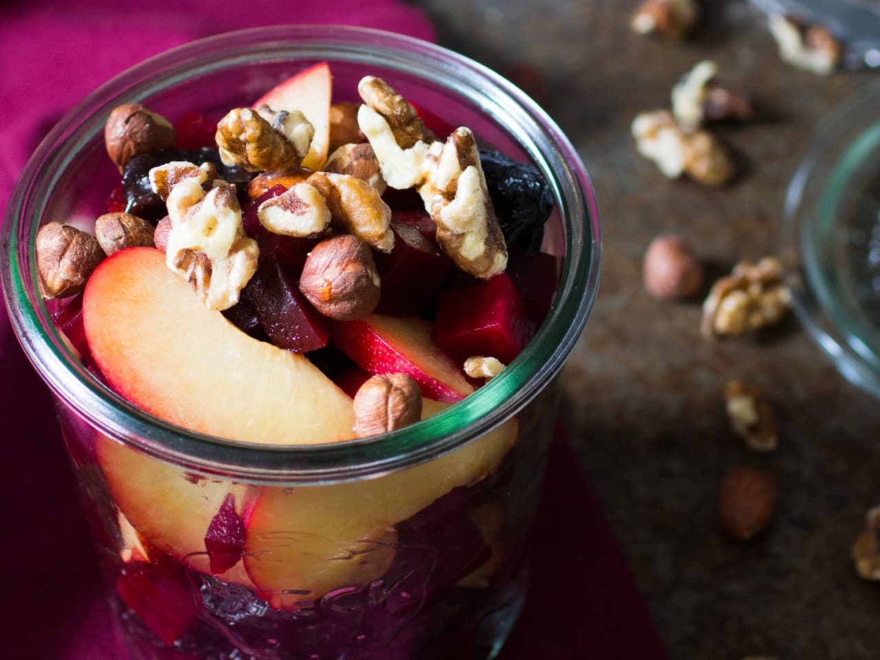 Fruity beet salad