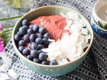 Frambozen smoothiebowl