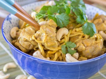 Thai noodle curry