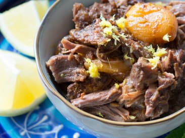 Moroccan lamb stew