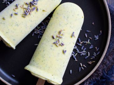 Mango ijsjes met Lavendel en Munt