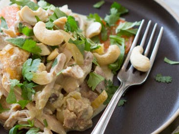 Slow cooker Thai chicken curry