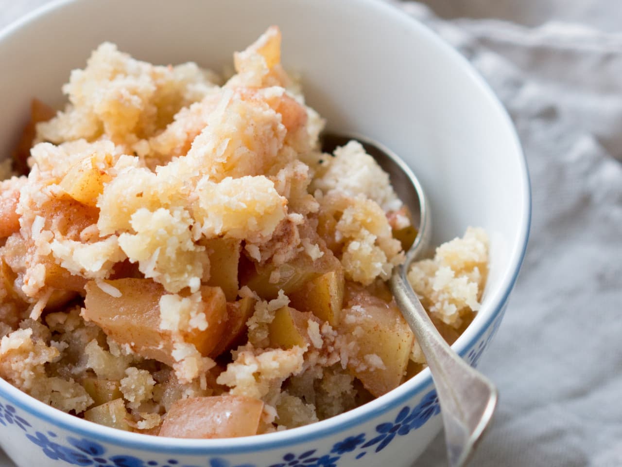 Slowcooker apple crumble