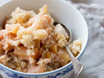 Slowcooker apple crumble