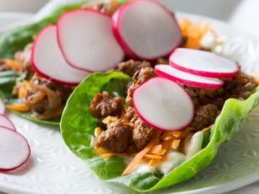 Mexican lettuce boats