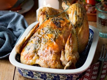 Whole chicken with sage and tarragon