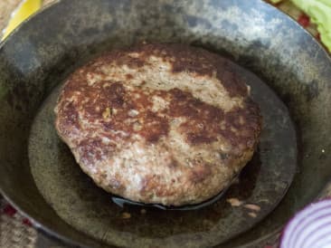 Marokkanische Lammburger