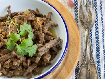 Argentinian beef strips