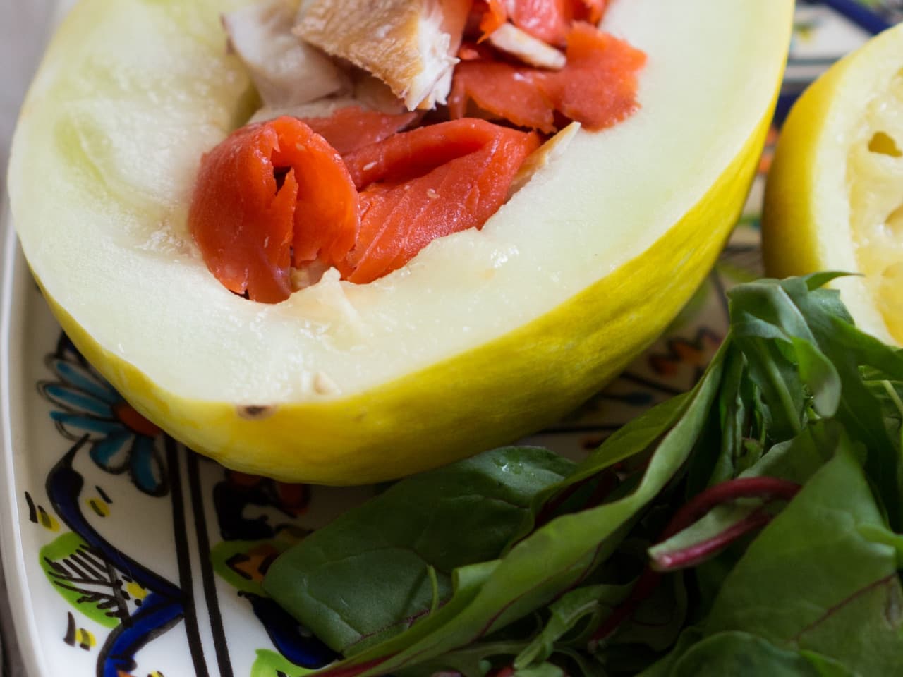 Smoked fish salad