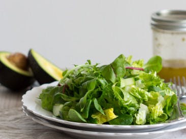 Greenest salad (without dressing)