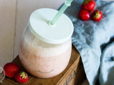 Strawberry vanilla shake