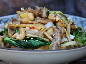 Veggie wok with parsnip & star anise