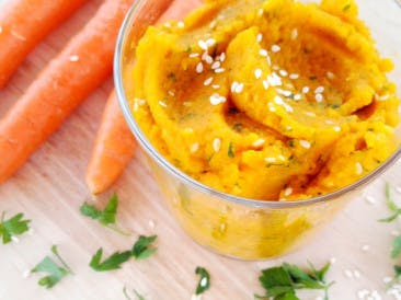 Carrot sesame spread