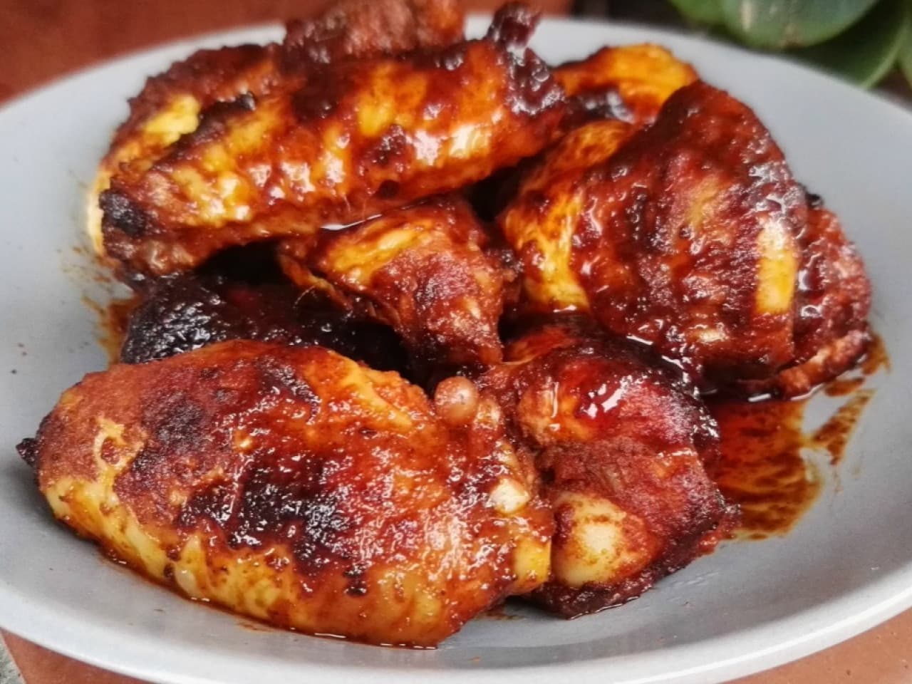 Pollo bebida Salsa BBQ