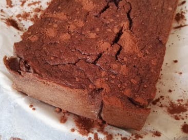 Zucchini cake with cocoa (without gluten & refined sugars)