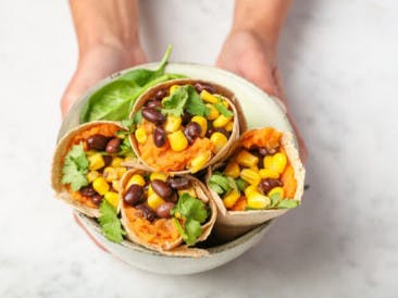 Easy Vegan breakfast burrito
