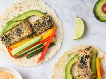 Easy Vegan fish tacos