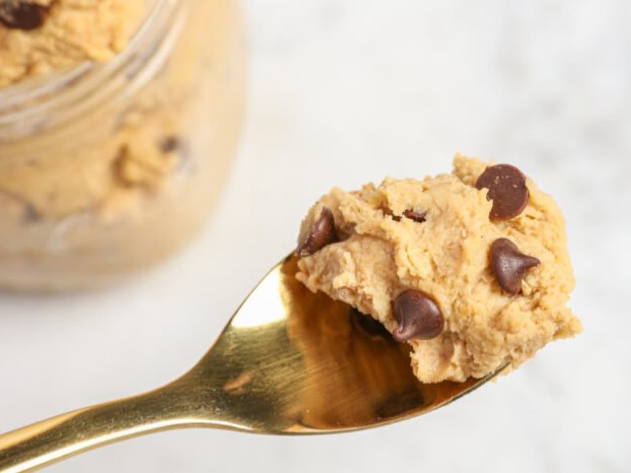 Dip fácil de masa para galletas veganas