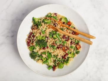 Einfache vegane Power Proteinschale