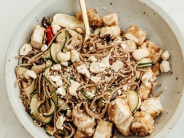 Easy Vegan wok dish with tofu