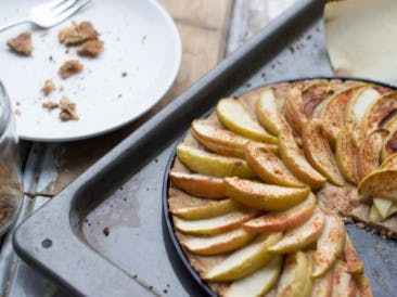 Lekkere en makkelijke vegan appeltaart