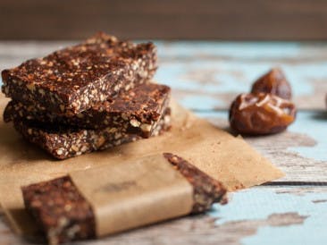 Chocolate and date bars